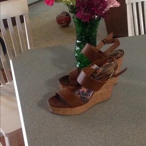 Madden Girl Cork Wedge size 8.5